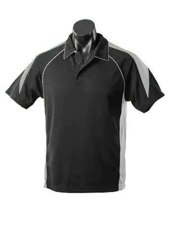 Aussie Pacific Premier Kids Polo Shirt 3301 Casual Wear Aussie Pacific Black/Ashe 6